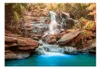 Basera Selbstklebende Fototapete Fluss- & Wasserfallmotiv Produktbild-Vorschau 2