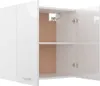 vidaXL Szafka ścienna biała wysoki połysk 60x31x60 cm płyta Podgląd zdjęcia produktu 3