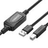 Vads USB AM - BM 15m ar retranslatoru US122 UGREEN Produktbild-Vorschau 9