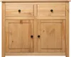 vidaXL Sideboard 93x40x80 cm Kiefernholz Panama Produktbild-Vorschau 1