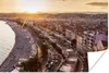 MuchoWow® Poster Sonnenuntergang - Stadt - Nizza 180x120 cm Produktbild-Vorschau 1