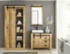 Badezimmer Hochschrank "Stove" in Used Wood hell und Produktbild-Vorschau 4