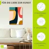 ARTland Leinwandbild Abstrakt Midcentury Modern Shapes 1 Produktbild-Vorschau 2
