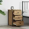 vidaXL Table de chevet Marron 40 x 36 x 60 cm Bois massif Voir les images du produit 4