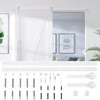 Vidaxl -Set di annessione per Schiebetür 200 cm Stahlweiß Anteprima dell’immagine prodotto 6