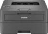Front view of a black Brother laser printer. Produktbild-Vorschau