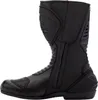A black motorcycle boot shown from the side against a white background. Podgląd zdjęcia produktu