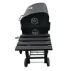 A black charcoal grill on a white background. Podgląd zdjęcia produktu