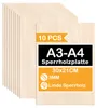 Jayseuw 10 x A3/A4 fogli di legno | 300 x 210 x 3 mm | Anteprima dell’immagine prodotto 8