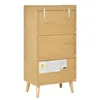 Flieks rieten dressoir met 2 rietendeuren en 2 open vakken, Productafbeelding-voorbeeld 10