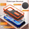 Hülle für iPhone 13 Pro Max Hybrid Dreilagige Robust Produktbild-Vorschau 3