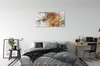 Glasbilder 120x60 Wandkunst Bunte geometrische Fraktale Produktbild-Vorschau 3