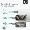 CELLONIC 100W Cavo da USB C a USB C, cavo di ricarica Anteprima dell’immagine prodotto 2