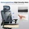 Kancelářská židle COMHOMA ergonomická psací židle Náhled obrázku produktu 9