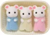 Sylvanian Families Baby Marshmallow myšky trojčata 10395337 Náhled obrázku produktu 3