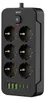 Vayox Steckdosenleiste 6-Fach Schuko 2m Schwarz | Produktbild-Vorschau 7