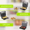 MONZANA® Kontaktgrill 3 in 1 XXL Antihaftbeschichtung Produktbild-Vorschau 3