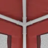 vidaXL Partyzelt mit 4 Mesh-Seitenwänden Rot 3x4 m HDPE Produktbild-Vorschau 6