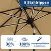 Sonnenschirm Ø2,7m Gartenschirm Terrassenschirm Marktschirm Produktbild-Vorschau 8
