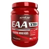 A red plastic container of Activlab EAA XTRA essential amino acids with orange flavor. Produktbild-Vorschau