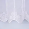 Scheibengardine Meterware Voile Stickerei Ornamente nähfrei Produktbild-Vorschau 3