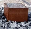 Brunnenquader 60/60/60 cm Roststahl Cortenstahl Komplettset Produktbild-Vorschau 2