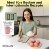 Bomann KW 6086 CB, Elektroniczna waga kuchenna, 5 kg, Stal Podgląd zdjęcia produktu 14