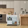 Chariot de cuisine Relaxdays, H x l x P : 88,5 x 86 x 41 Voir les images du produit 2
