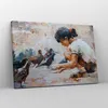 Bild auf Leinwand - Leinwandbild - Kind Vogel Karma - Produktbild-Vorschau 4