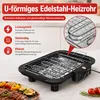 Elektrogrill 2000W, Tischgrill mit 5 Temperaturstufen, Produktbild-Vorschau 3