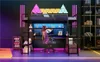 Lit superposé gaming 140 x 200 cm en métal, avec bureau, Voir les images du produit 11