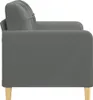 ZMH Canapé 2 places gris foncé 120 cm Tissu Voir les images du produit 2