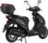 Motorroller Sonic 50 ccm 45 km/h, Euro 5 mattschwarz mit Produktbild-Vorschau 3