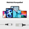 USB-A auf iPhone Nylon Kabel Typ A Ladekabel für iPhone - Produktbild-Vorschau 2