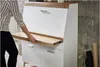 Secret Sekretär Schreibtisch Kommode Weiß / Eiche Altholz Produktbild-Vorschau 12