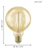 EGLO 110064, 4 W, 28 W, casquillo E27, 300 lúmenes, luz Vista previa de la imagen del producto 4