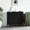 vidaXL Príborník čierny dubový vzhľad 90 x 34 x 80 cm Náhľad obrázku produktu 2