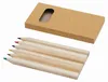 A set of colored pencils and their cardboard box are displayed on a white background. Produktbild-Vorschau