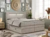 Boxspringbett mit LED Kopfteil und Topper - GOLD-5-KING - Produktbild-Vorschau 1