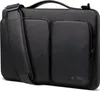 A black laptop bag with a shoulder strap. Produktbild-Vorschau