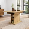 Tavolo da pranzo allungabile Sweiko, L110/130xL70xH75, Anteprima dell’immagine prodotto 2