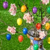 com-four® 60x Ostereier zum Aufhängen - Osterdeko in Produktbild-Vorschau 3
