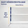 Verstellbares 4-in-1 Sportnetz Set – Badminton, Tennis, Produktbild-Vorschau 3