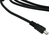 A close-up shot of a black USB cable with a micro-USB connector. Produktbild-Vorschau