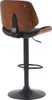 Chaise de bar en simili-cuir Clawson noir - noyer/noir Voir les images du produit 6
