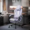 A gaming chair is shown in a home office setting. Podgląd zdjęcia produktu