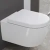 Aqua Bagno Spülrandlose Toilette Wand-WC Inkl. abnehmbaren Produktbild-Vorschau 2