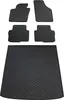 Gummi Fußmatten + Kofferraumwanne Set für VW Sharan 2, Bj. Produktbild-Vorschau 1