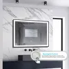 AICA LED Wandspiegel 90x70cm Beschlagfrei Produktbild-Vorschau 3