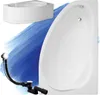 BADLAND Eckbadewanne Badewanne Marea RECHTS 160x100 mit Produktbild-Vorschau 8